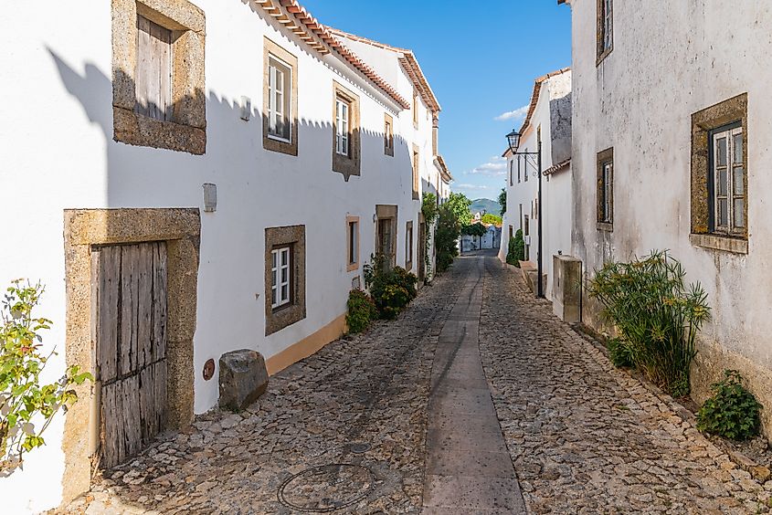 The medieval streets of Marvão in the district of Portalegre, Portugal