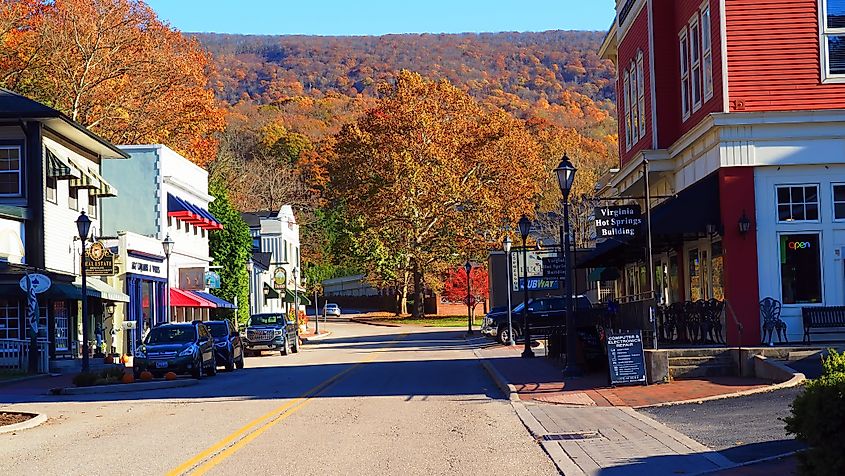 Hot Springs, Virginia. Editorial Photo Credit: via Shutterstock.