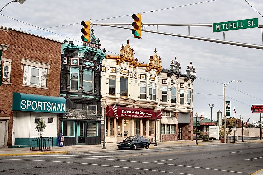 Downtown Kendallville, Indiana.