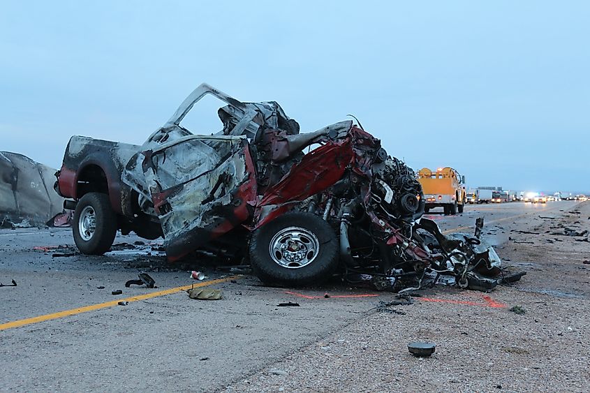 Deadly crash on Interstate 10 (I-10).