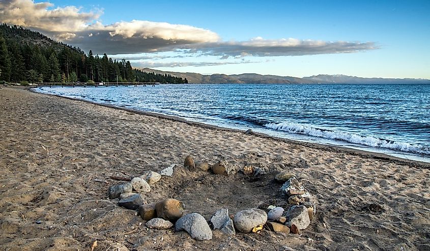 Kings Beach in North Lake Tahoe.