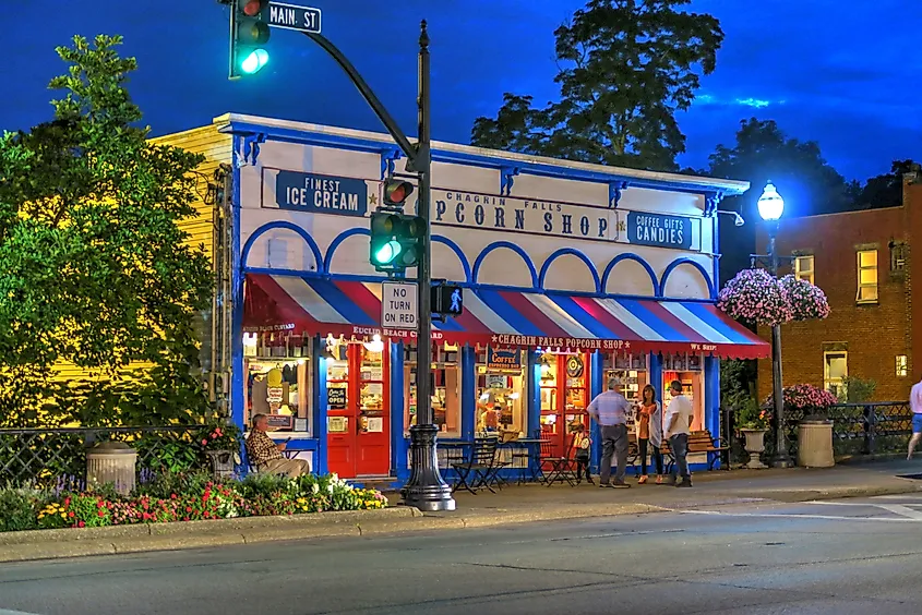 The famous Popcorn Shop of Chagrin Falls, Ohio