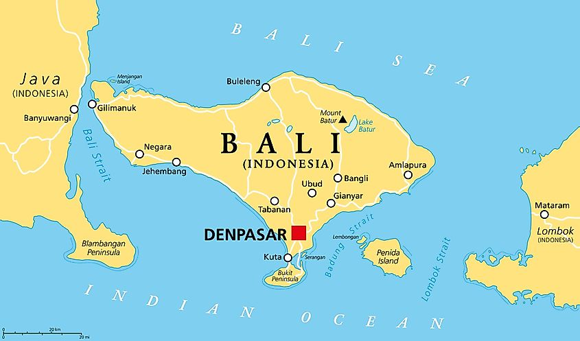 Bali Map Peter Hermes Furian 