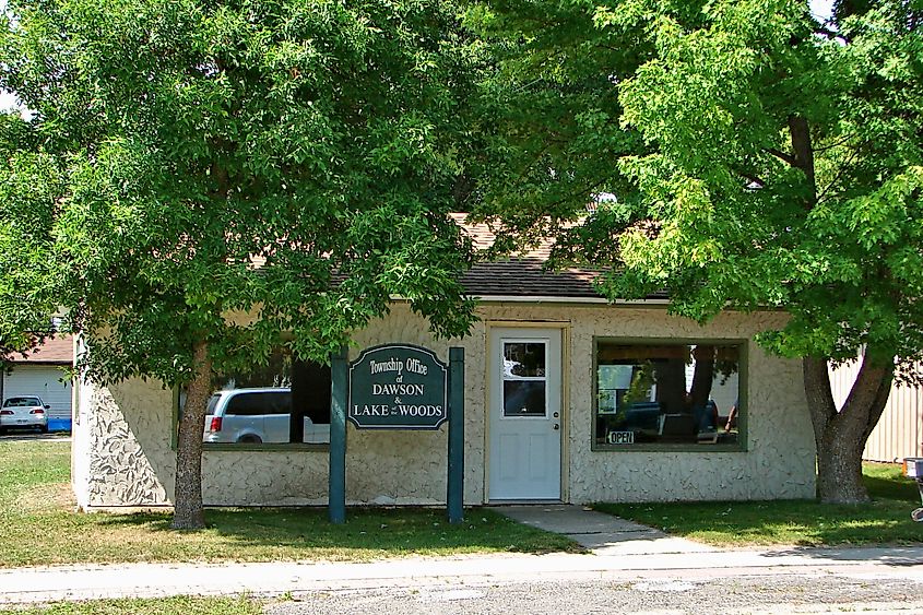 An office in Lake of the Woods in Ontario.