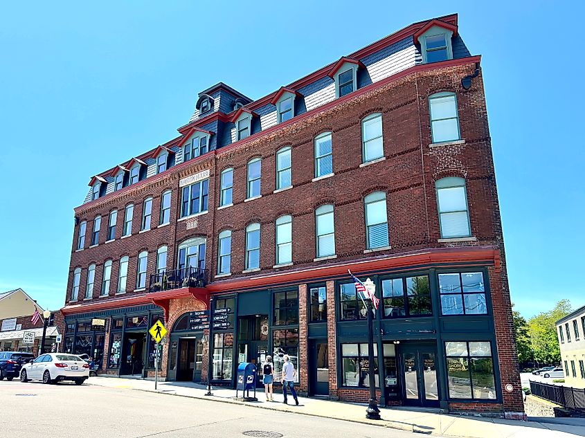 Martin House (former hotel) in the historic, downtown of Westerly, Rhode Island