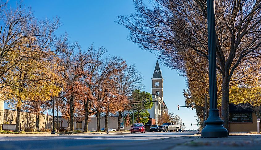 Downtown Fayetteville in Arkansas