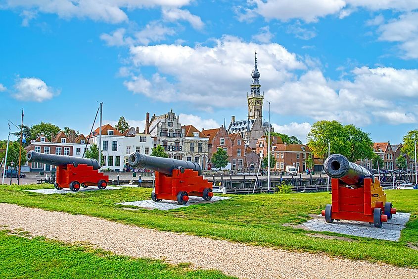 The historically rich town of Veere in the Netherlands.