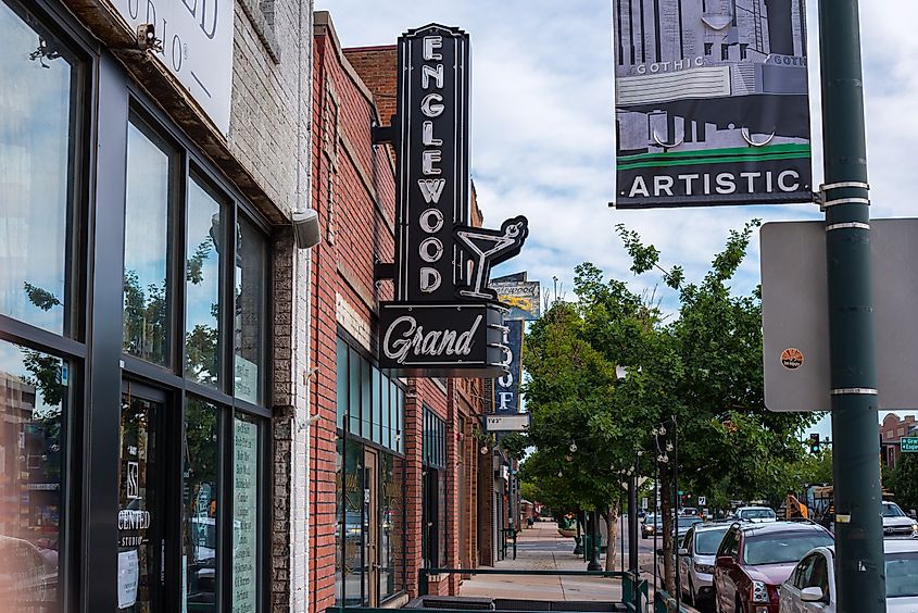 A scene from Englewood, Colorado