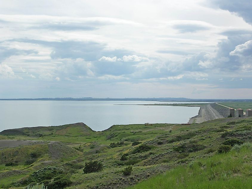 Fort Peck Lake.