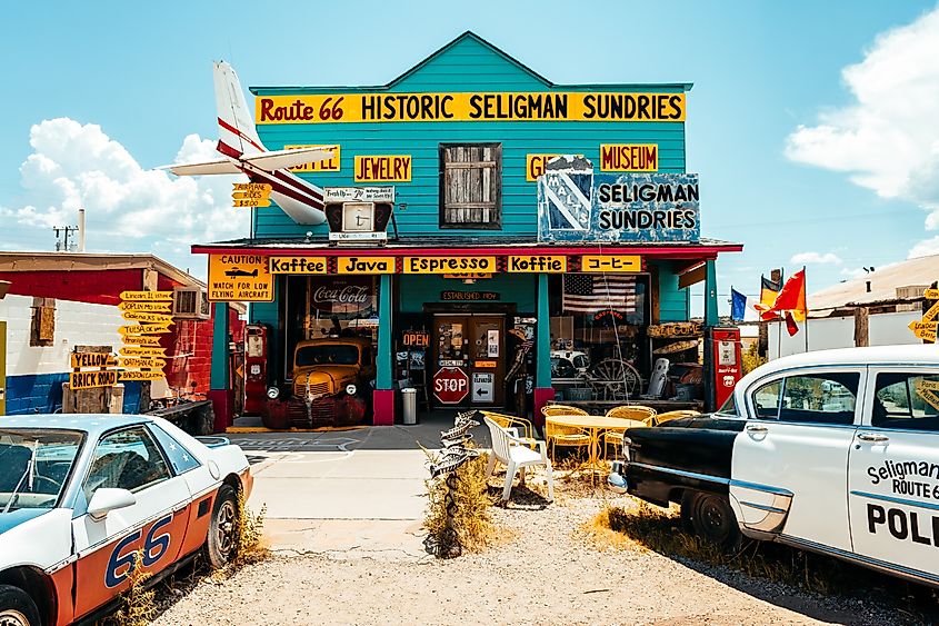Seligman, Arizona: Famous town on Route 66.
