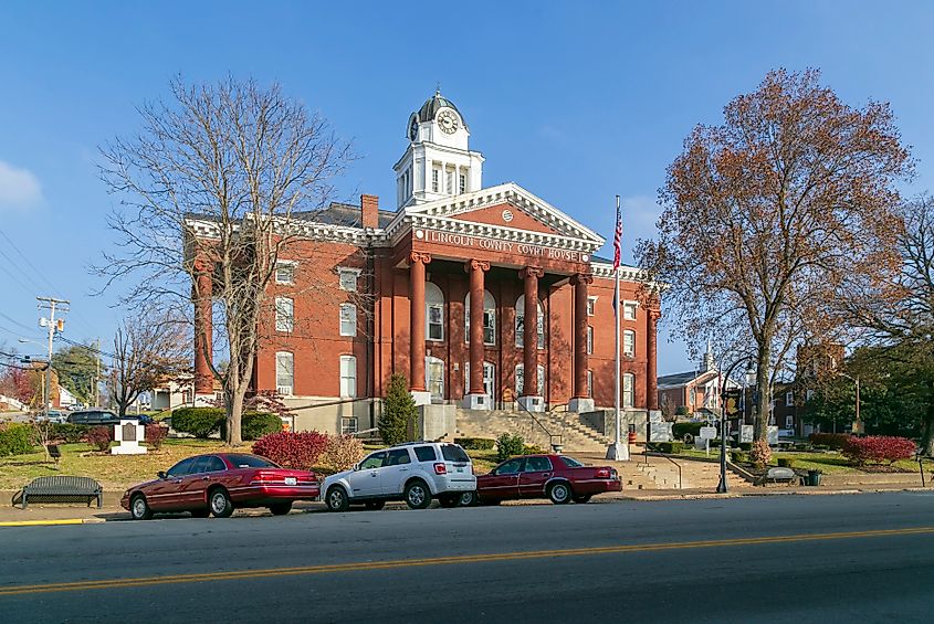 Lincoln County Courthouse in Stanford, Kentucky