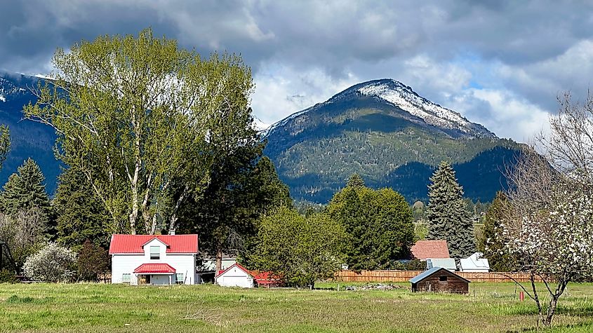 Stunning scenery at Hamilton, Montana.