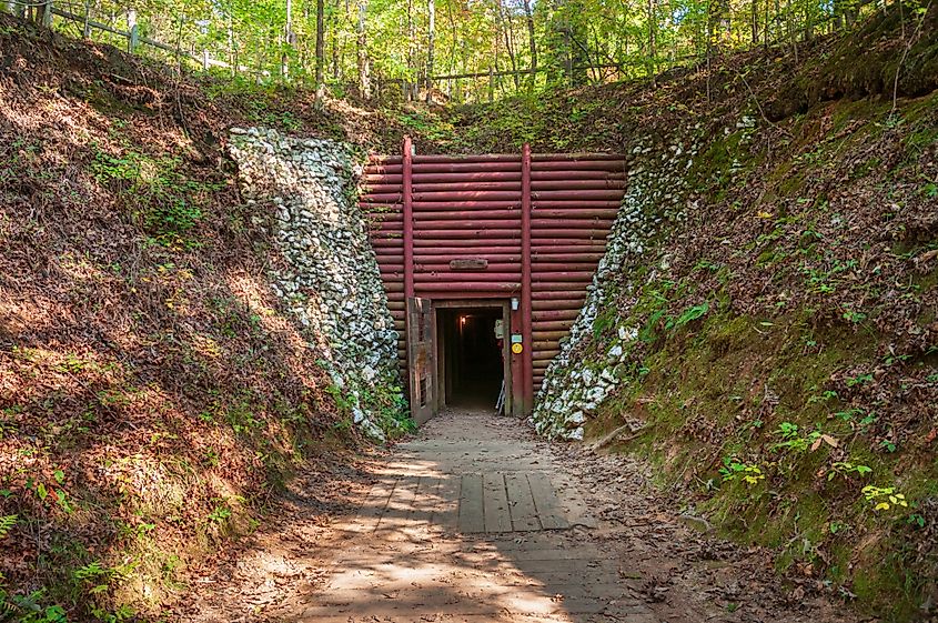 Reed Gold Mine State Historic Site in North Carolina.