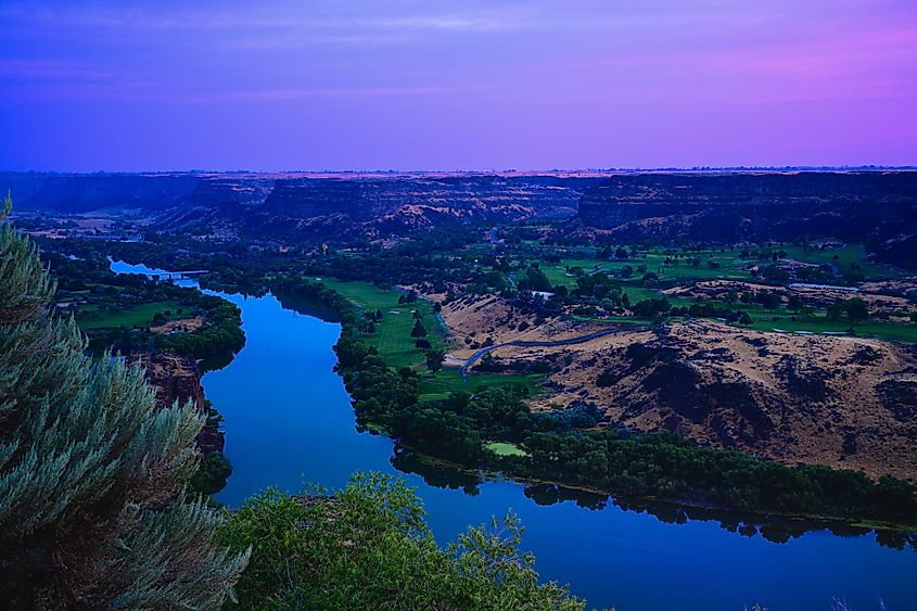 Canyon Rim Trail near Twin Falls, Idaho