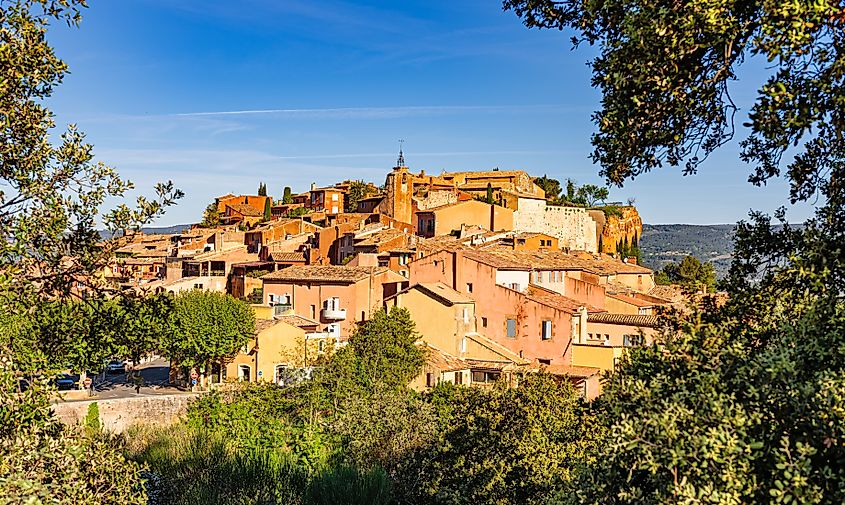 The village of Roussillon in France.