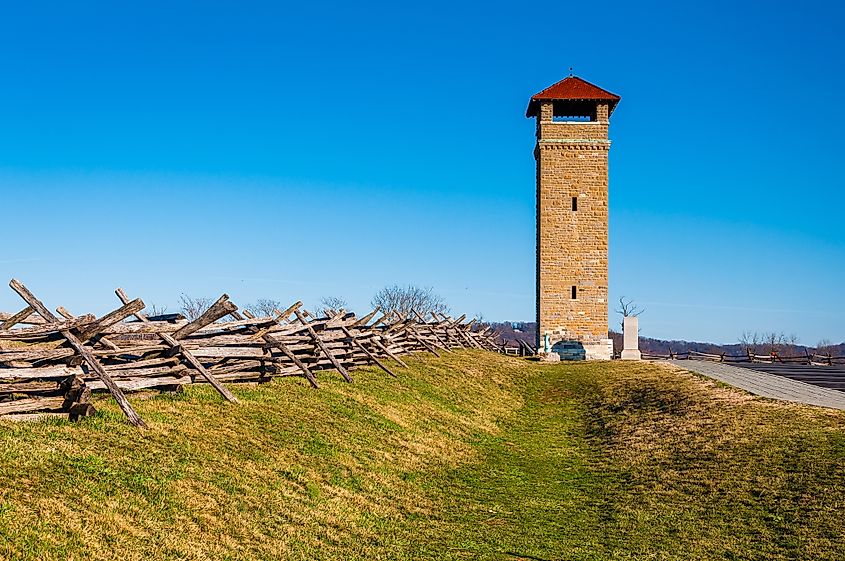 Antietam National Battlefield near Boonsboro, Maryland.