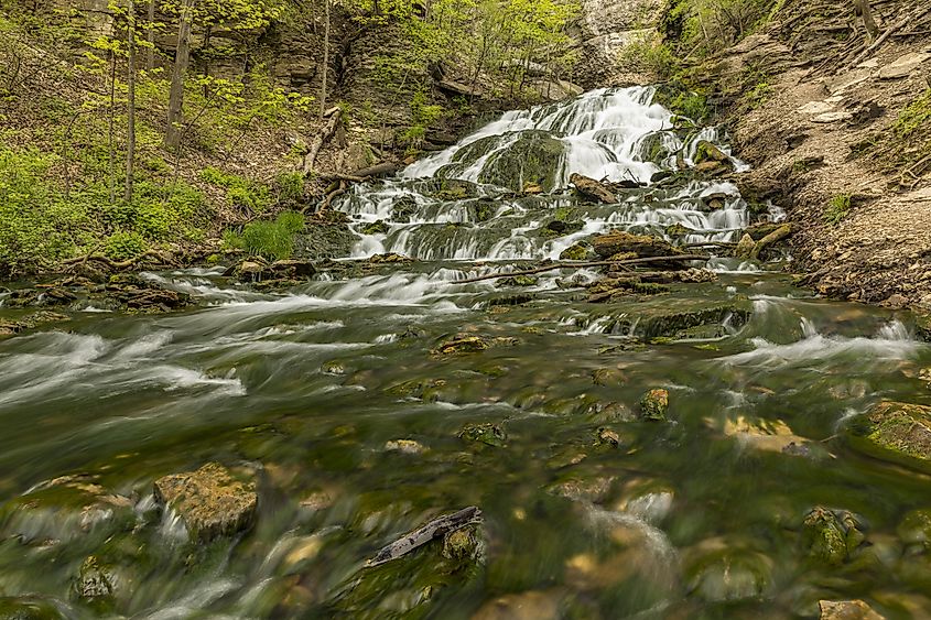 Waterfall at Dunning's Spring Park