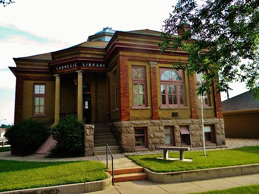 Carnegie Library in Milbank, South Dakota.