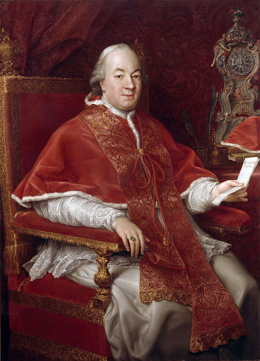 Pompeo Batoni - Ritratto di Papa Pio VI
