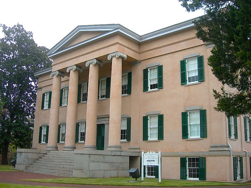 The Old Governor's Mansion in Milledgeville, Georgia