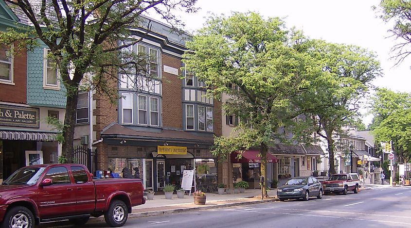 State Street in Kennett Square, Pennsylvania,