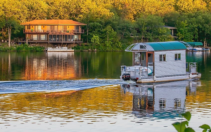 St. Croix River in Taylors Falls, Minnesota Editorial credit: Linda McKusick / Shutterstock.com