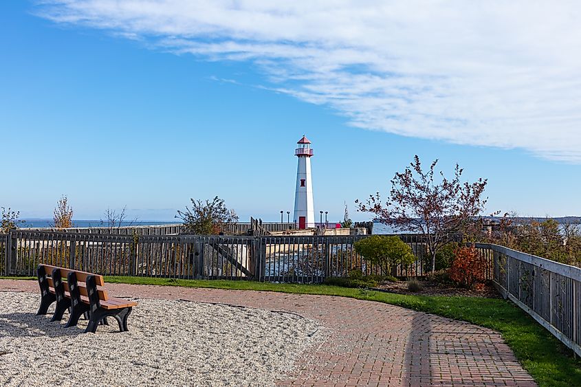 Wawatam Lighthouse in St. Ignace, Michigan