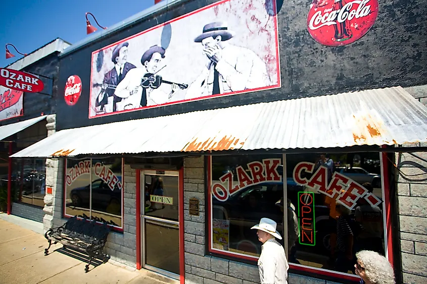 ozark Cafe in Jasper, Arkansas.
