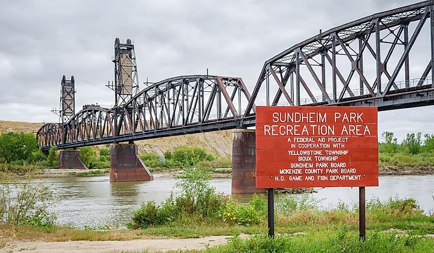 The Fairview Bridge Cartwright Tunnel, North Dakota.