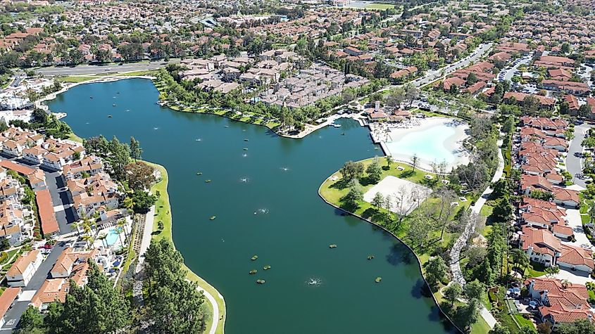 View of Rancho Santa Margarita on a sunny day.
