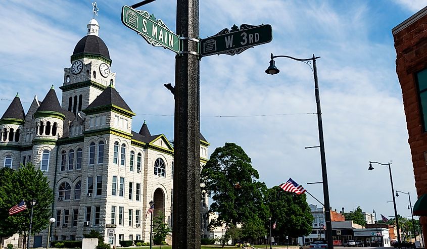 Downtown Carthage, Missouri.