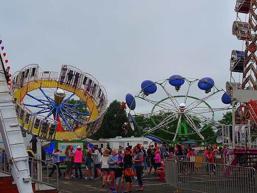 Mount Horeb, Wisconsin Summer Frolic Midway