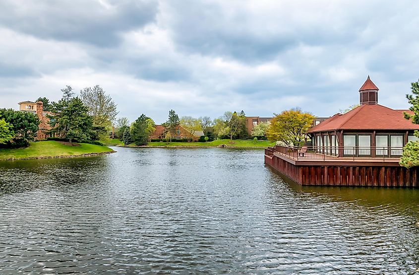 The beautiful landscape of Northbrook, Illinois.