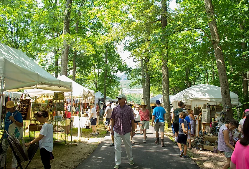 Berea Crafts Festival in Berea, Kentucky.