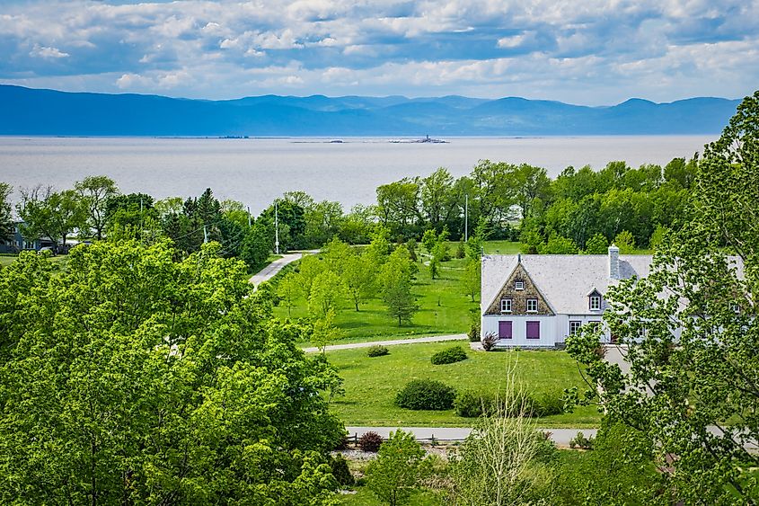 View on the Musée de la Mémoire Vivante historic building inSt Jean Port Joli, Qc, Canada. Editorial credit: Pernelle Voyage / Shutterstock.com