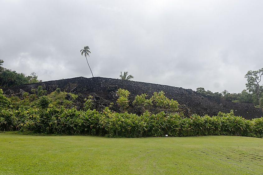 Pi'ilanihale Heiau at the Kahanu Garden, National Tropical Botanical Garden in Maui, Hawaii