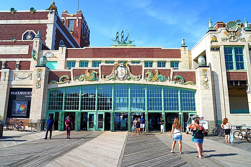 historic building in Asbury Park, New Jersey