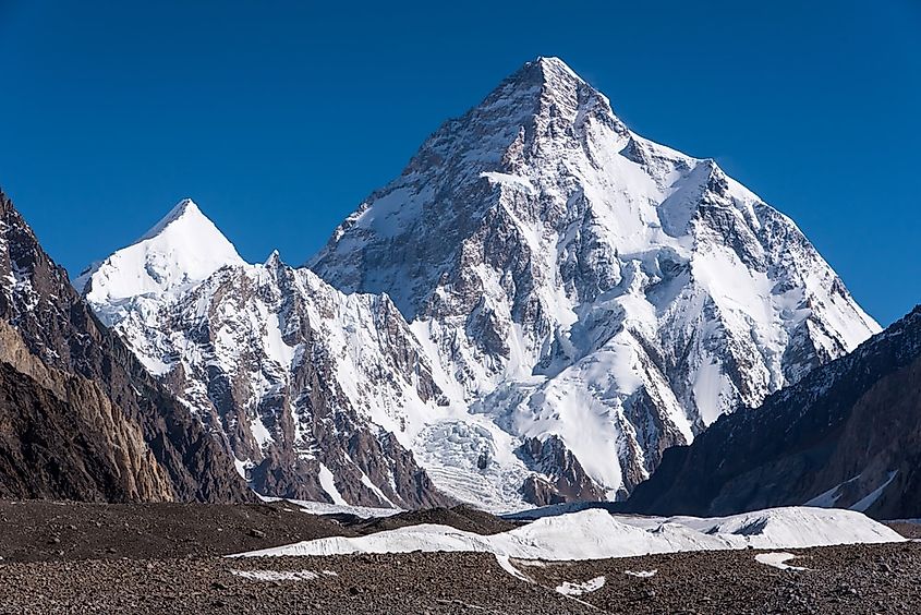 K2 in the Karakoram range.