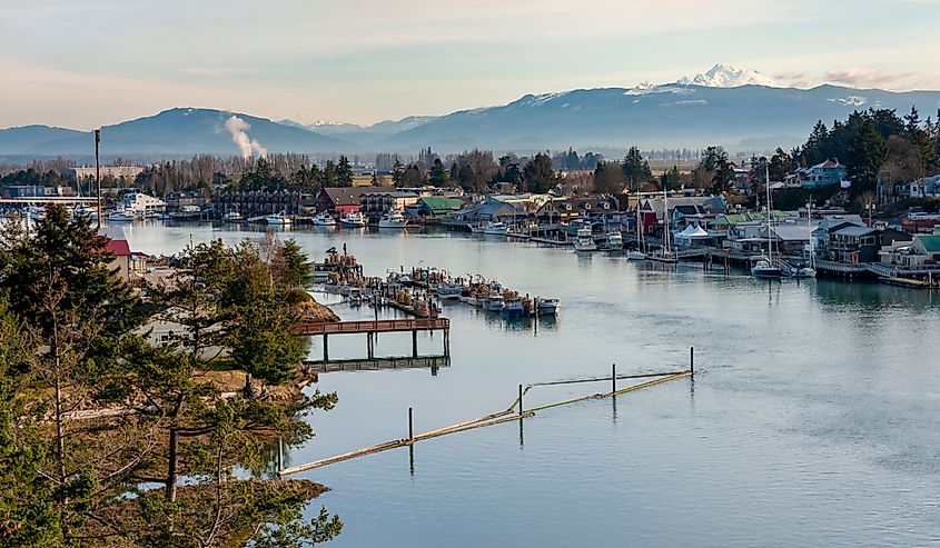 Historic Town of La Conner, Washington.