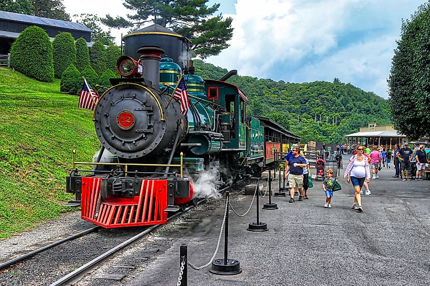 Tweetsie Railroad in North Carolina, USA