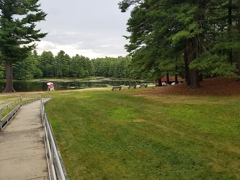 Pulaski State Park near the village of Chepachet in Glocester, Rhode Island.