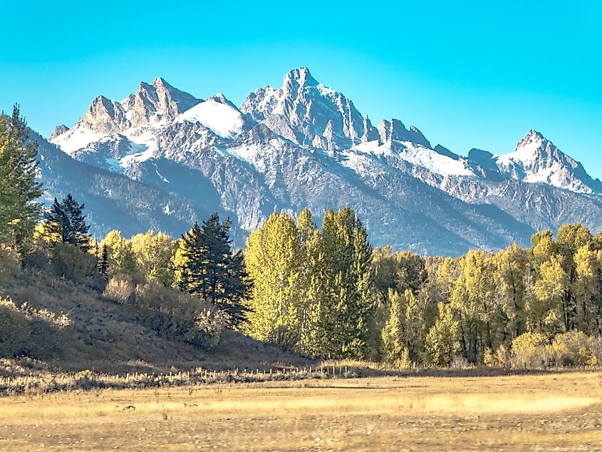 Mountain view from Victor, Idaho