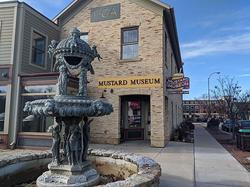 View of the front of the National Mustard Museum