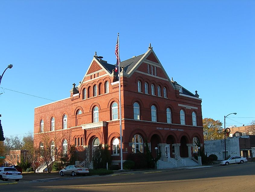 Monroe County Chancery Building in Aberdeen, Mississippi.