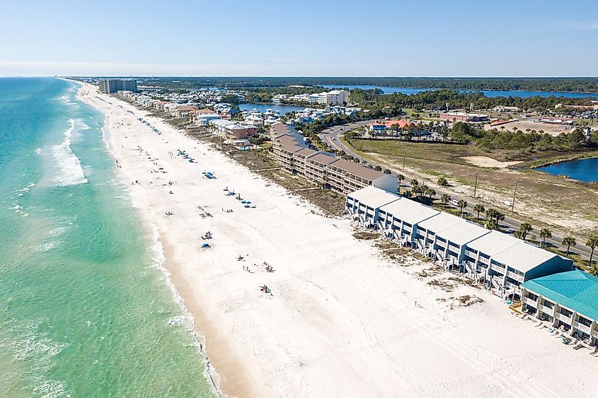 Aerial view of Sunnyside, Florida, via 