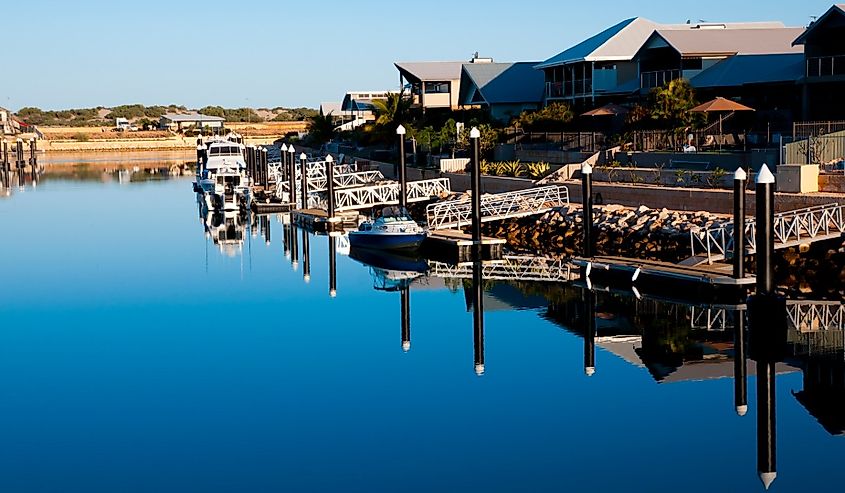 Marina Quays, Exmouth, Australia.