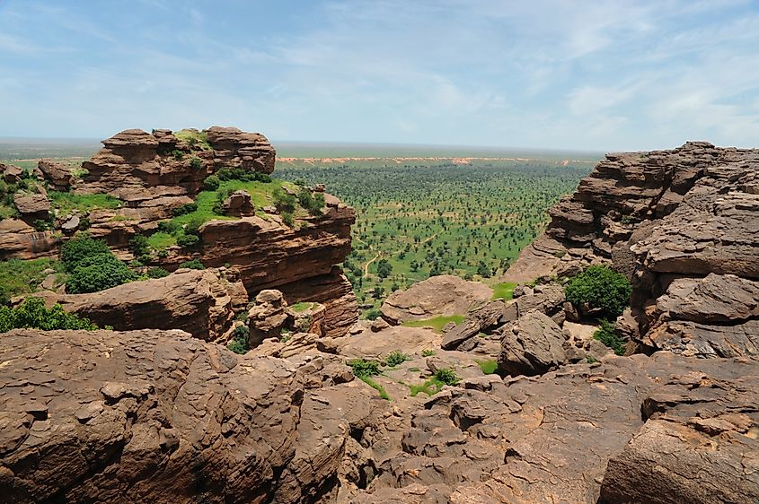 The Bandiagara Fault in Mali.