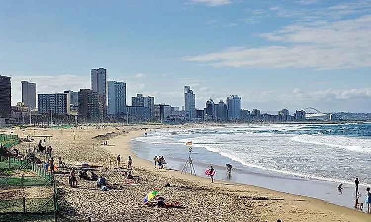 Beach in Durban, South Africa