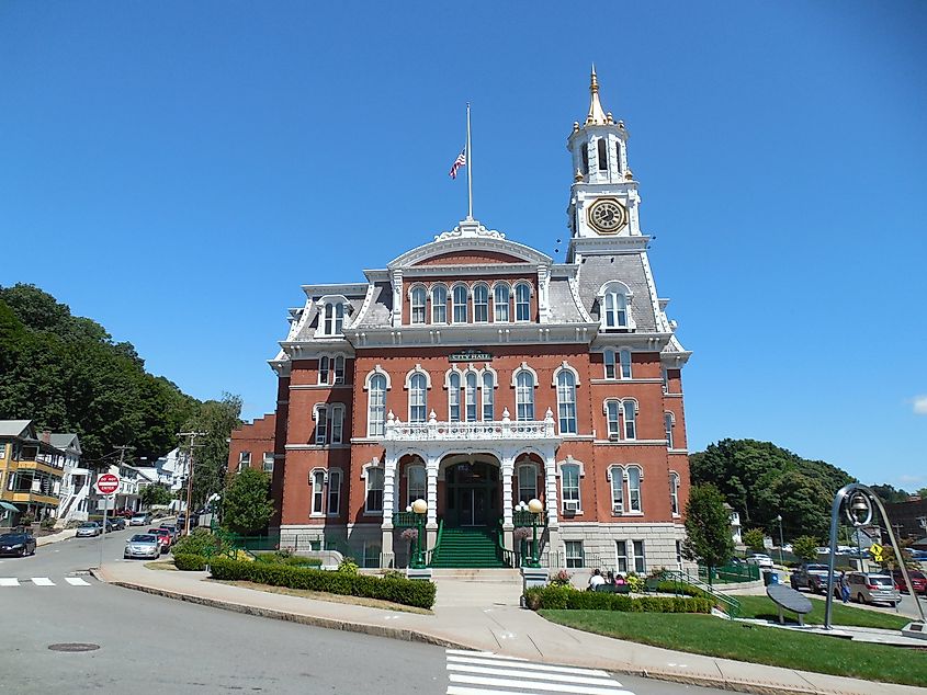 City Hall in Norwich, Connecticut.