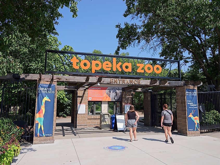 Topeka Zoo Entrance Gate